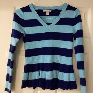 Banana Republic Ruffle bottom sweater